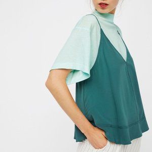 Free People need you mock neck tee